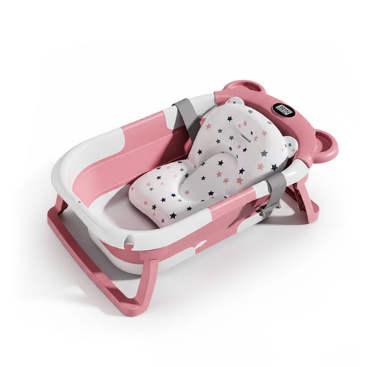 Baignoire Bébé Pliable avec Thermomètre