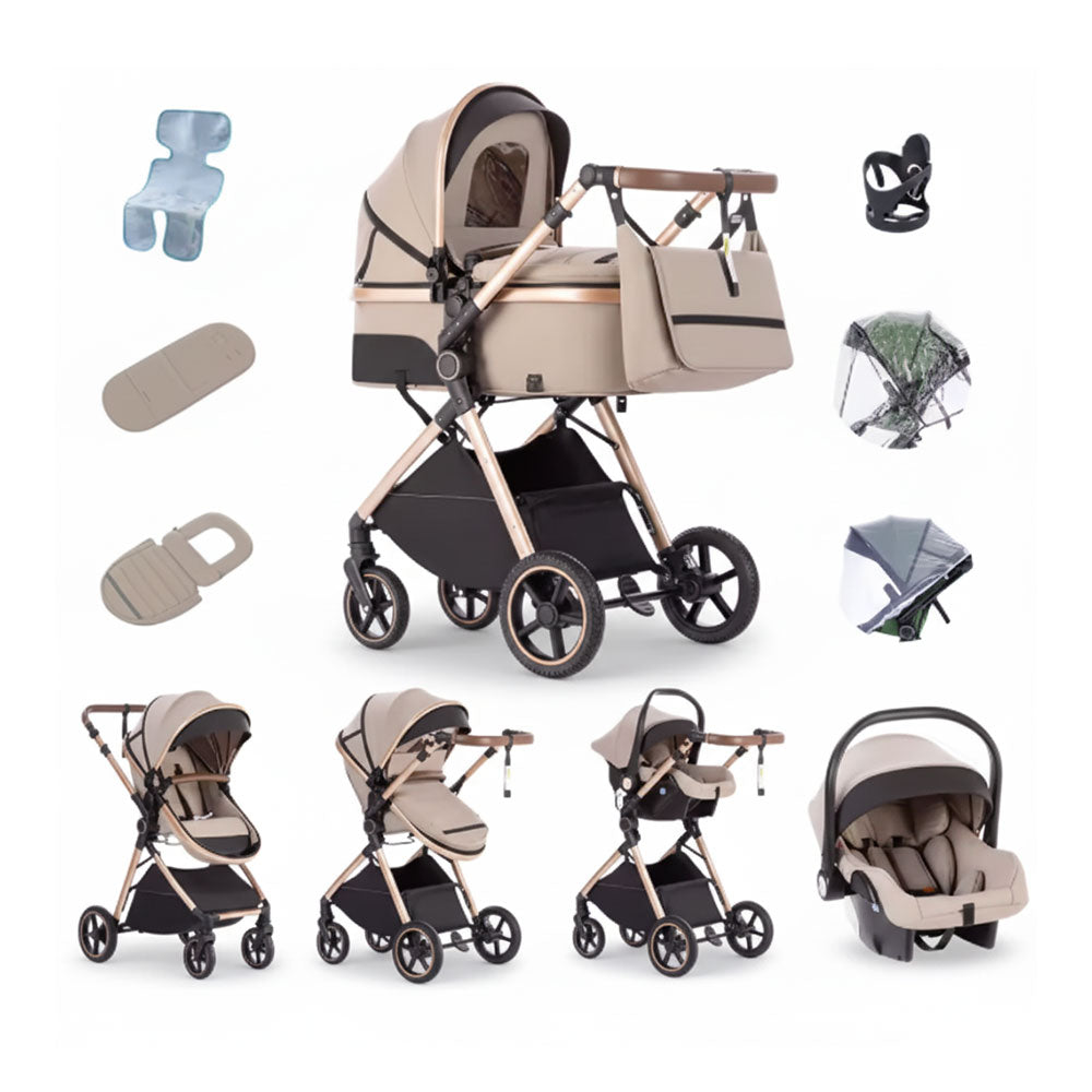 Poussette Bébé 3-en-1 Pliable