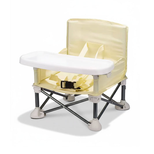 Chaise Bébé Pliable avec plateau pour Camping et Plage