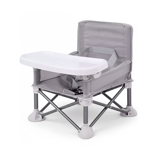 Chaise Bébé Pliable avec plateau pour Camping et Plage