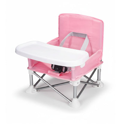 Chaise Bébé Pliable avec plateau pour Camping et Plage
