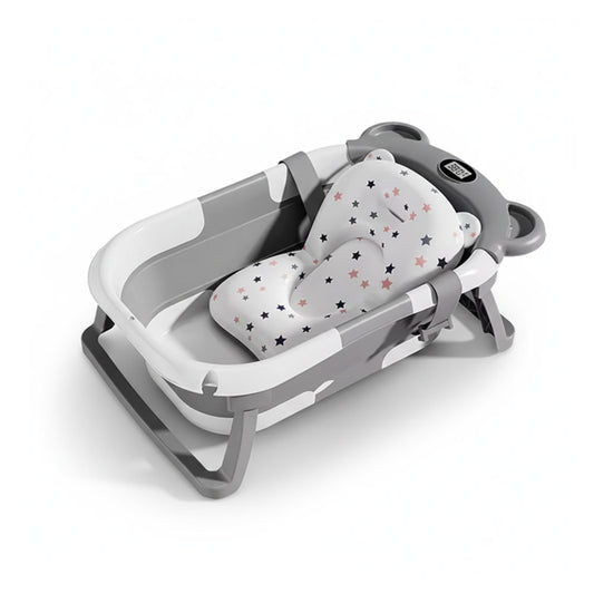 Baignoire Bébé Pliable avec Thermomètre