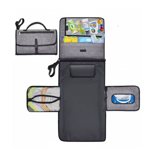 Matelas à Langer Portable avec Sac à Couches Intégré