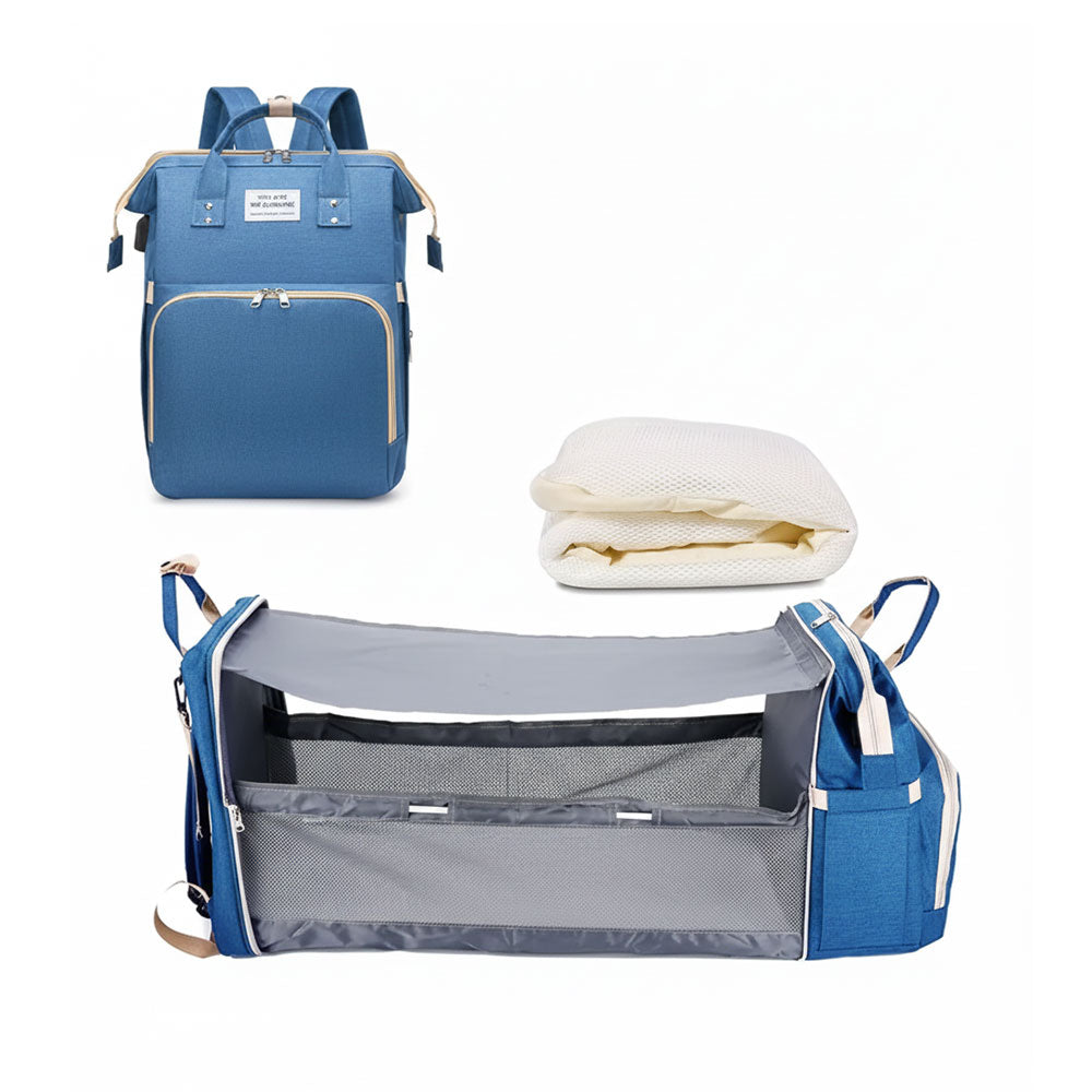 Sac à Dos Bébé Multifonction 3-en-1 avec Port USB