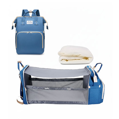 Sac à Dos Bébé Multifonction 3-en-1 avec Port USB