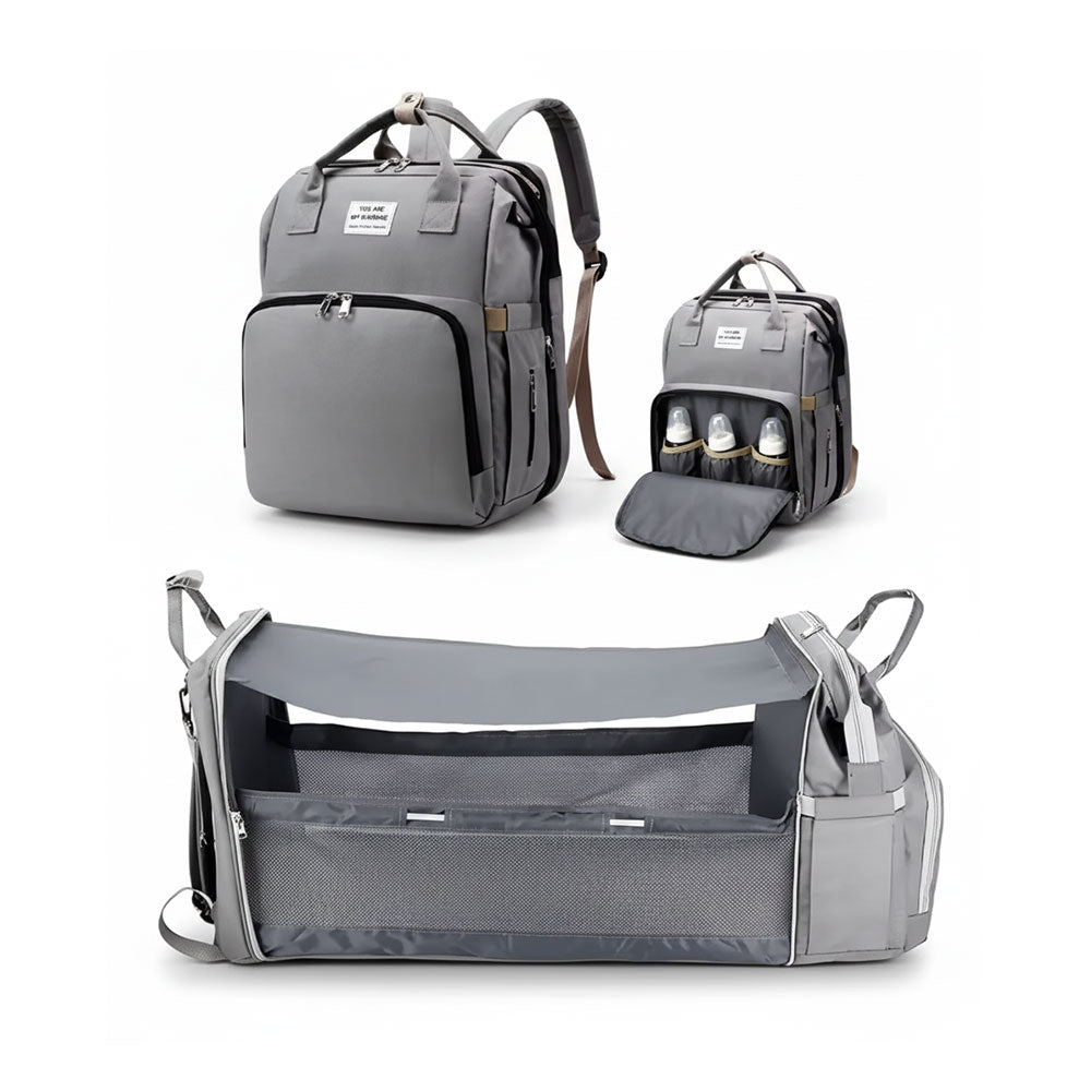 Sac à Dos Bébé Multifonction 3-en-1 avec Port USB