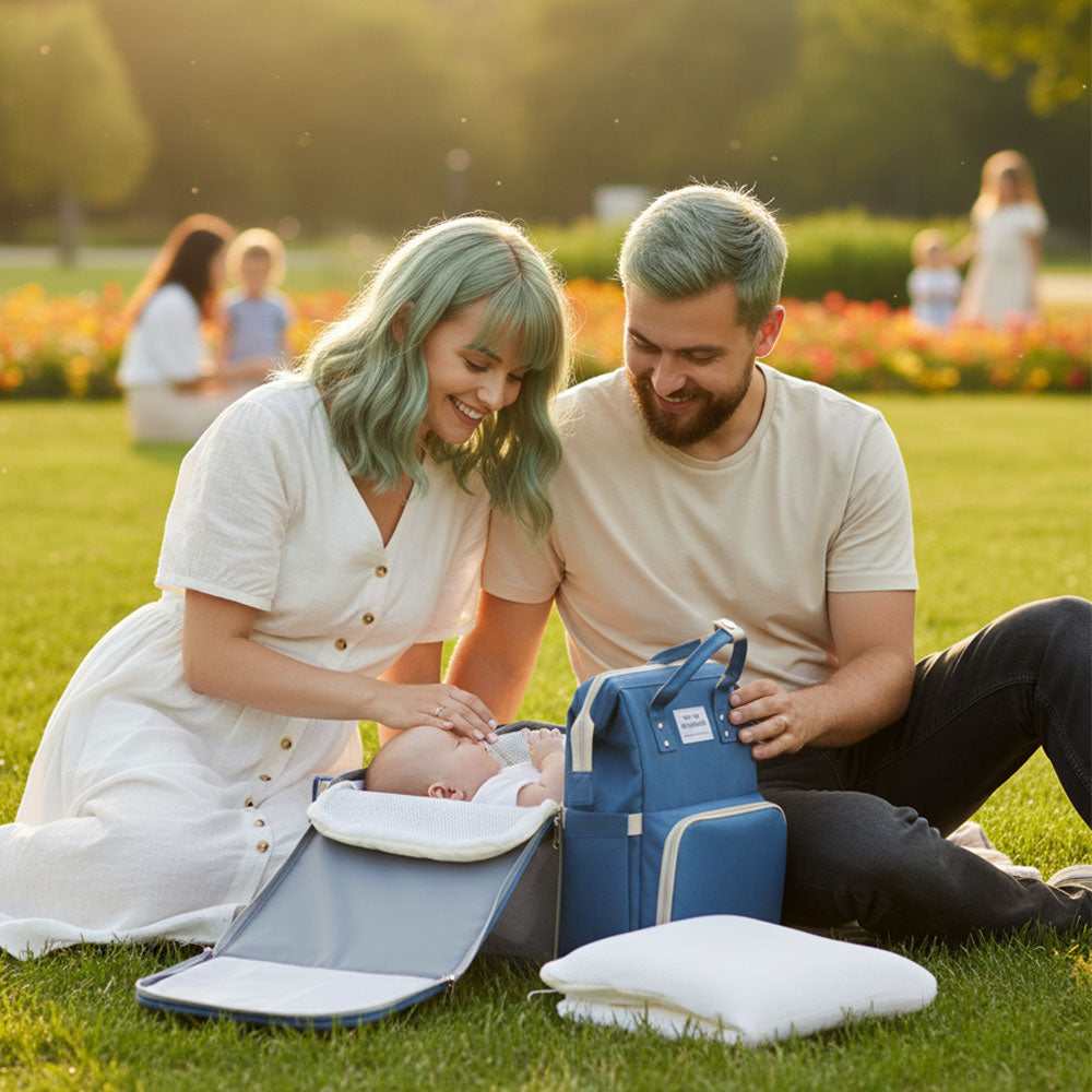 Sac à Dos Bébé Multifonction 3-en-1 avec Port USB