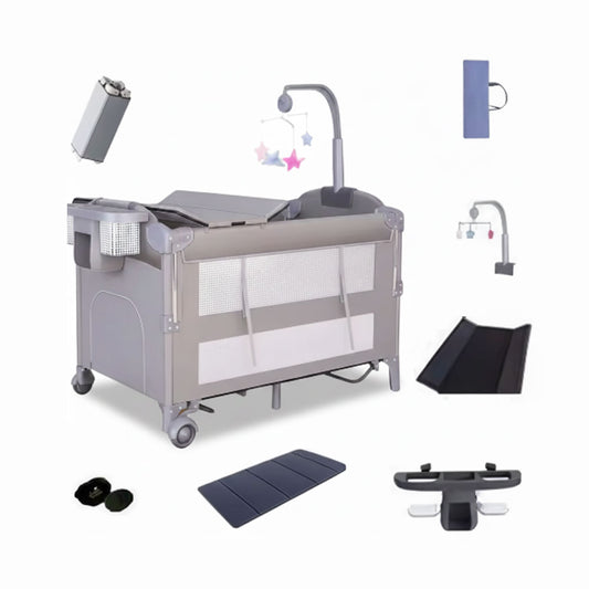 Berceau Bébé Polyvalent à Hauteur Ajustable