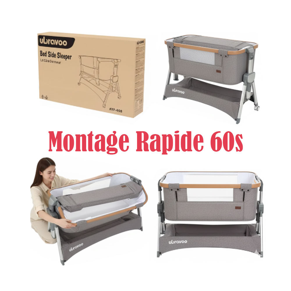 Berceau de Chevet Pliable et Réglable