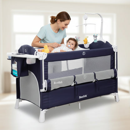 Lit Bébé avec Table à Langer Intégrée