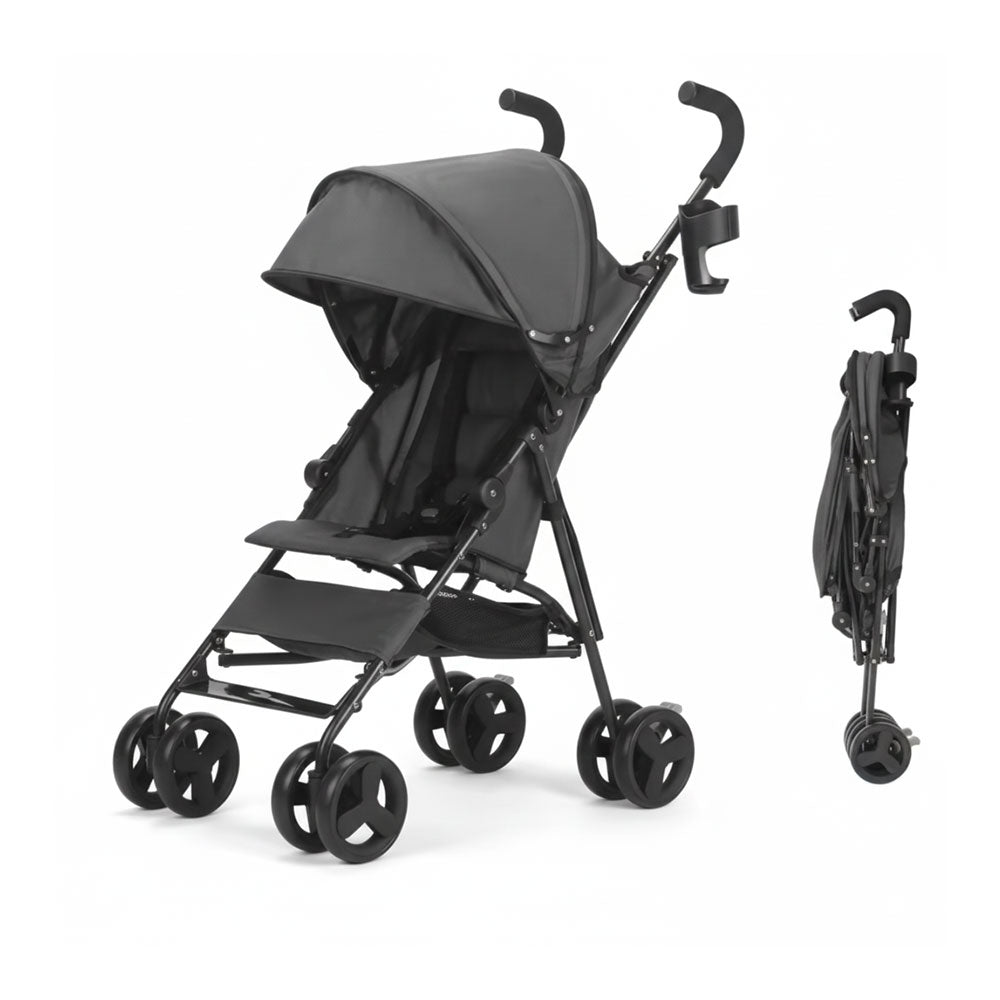 Poussette de voyage légère et pliable, design compact et portable