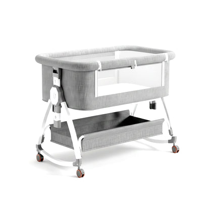 Berceau Bébé 3-en-1 avec Bascule