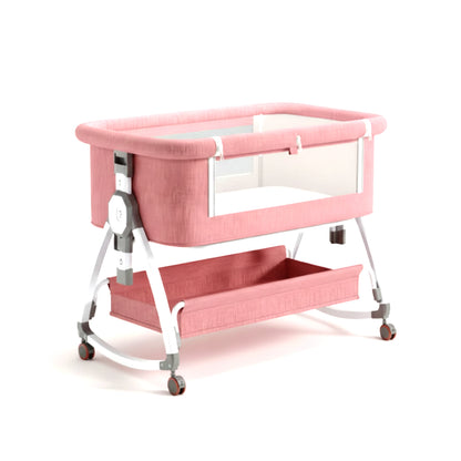 Berceau Bébé 3-en-1 avec Bascule