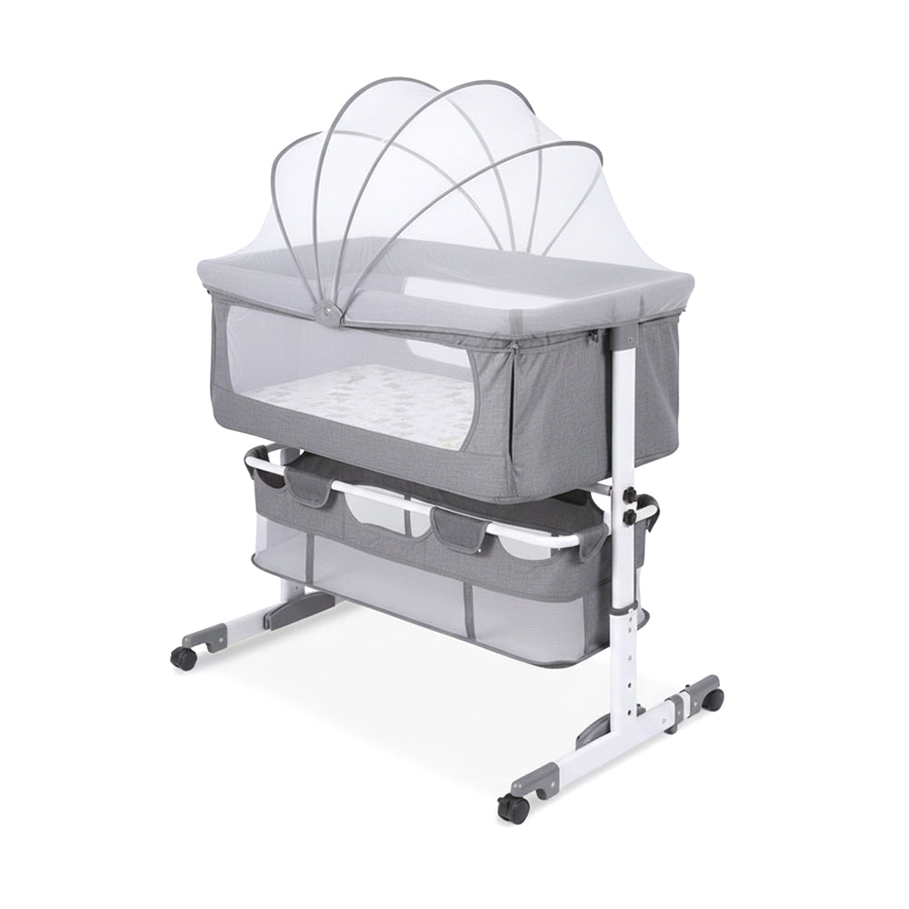 Lit de Voyage Bébé Pliable avec 6 Hauteurs Réglables