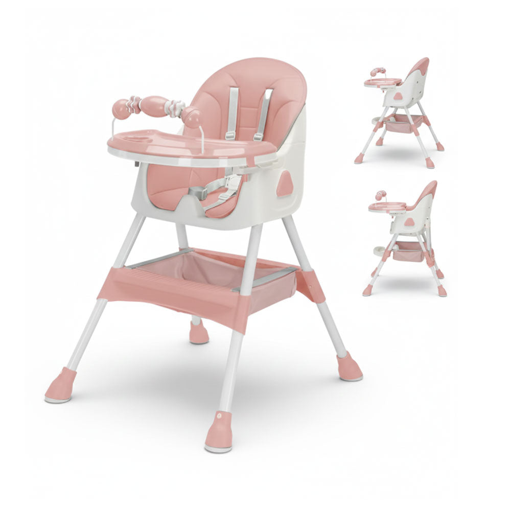 Chaise Haute Bébé Pliable, Confort & Nettoyage Facile