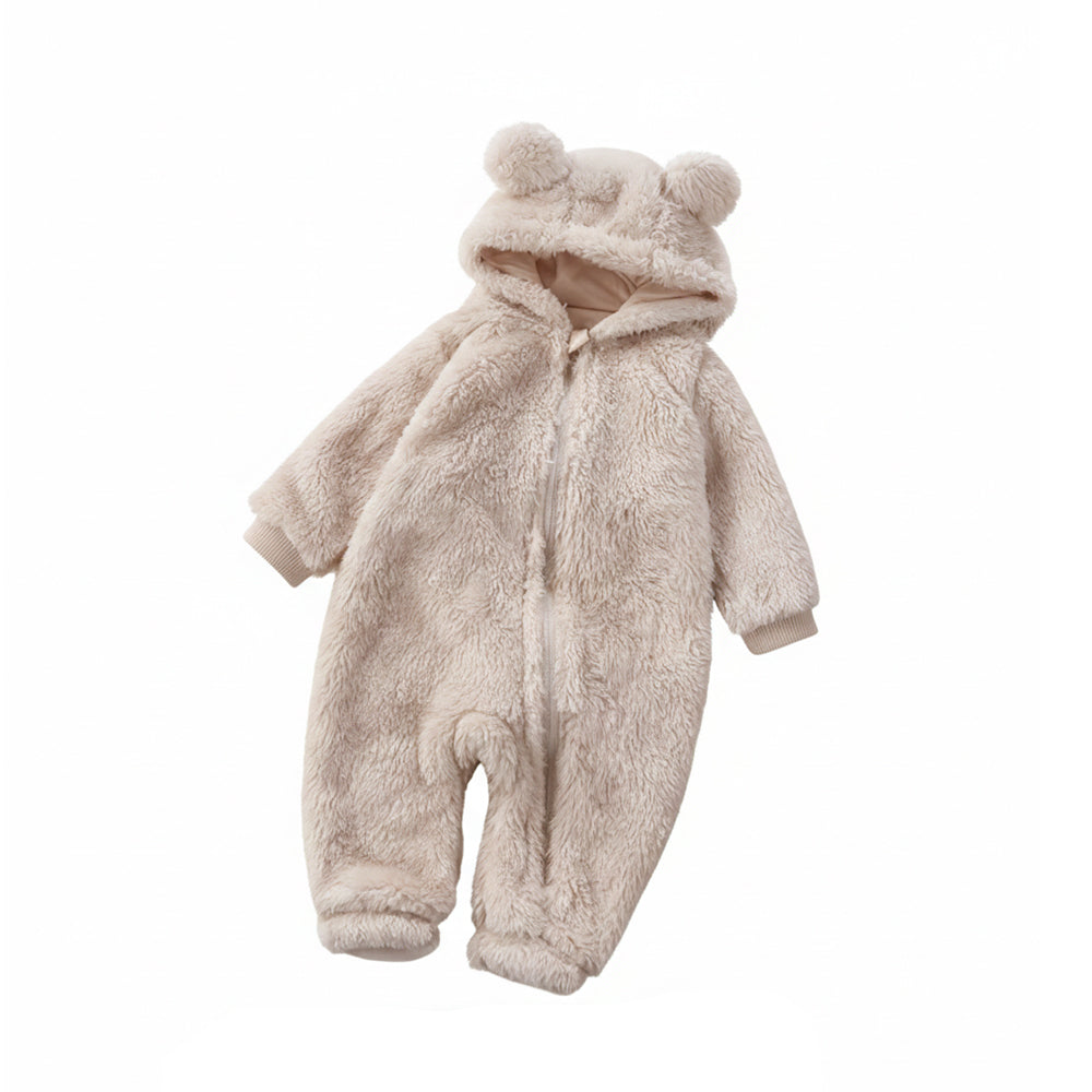 Combinaison Bébé Ourson en Polaire - Chaude & Douce